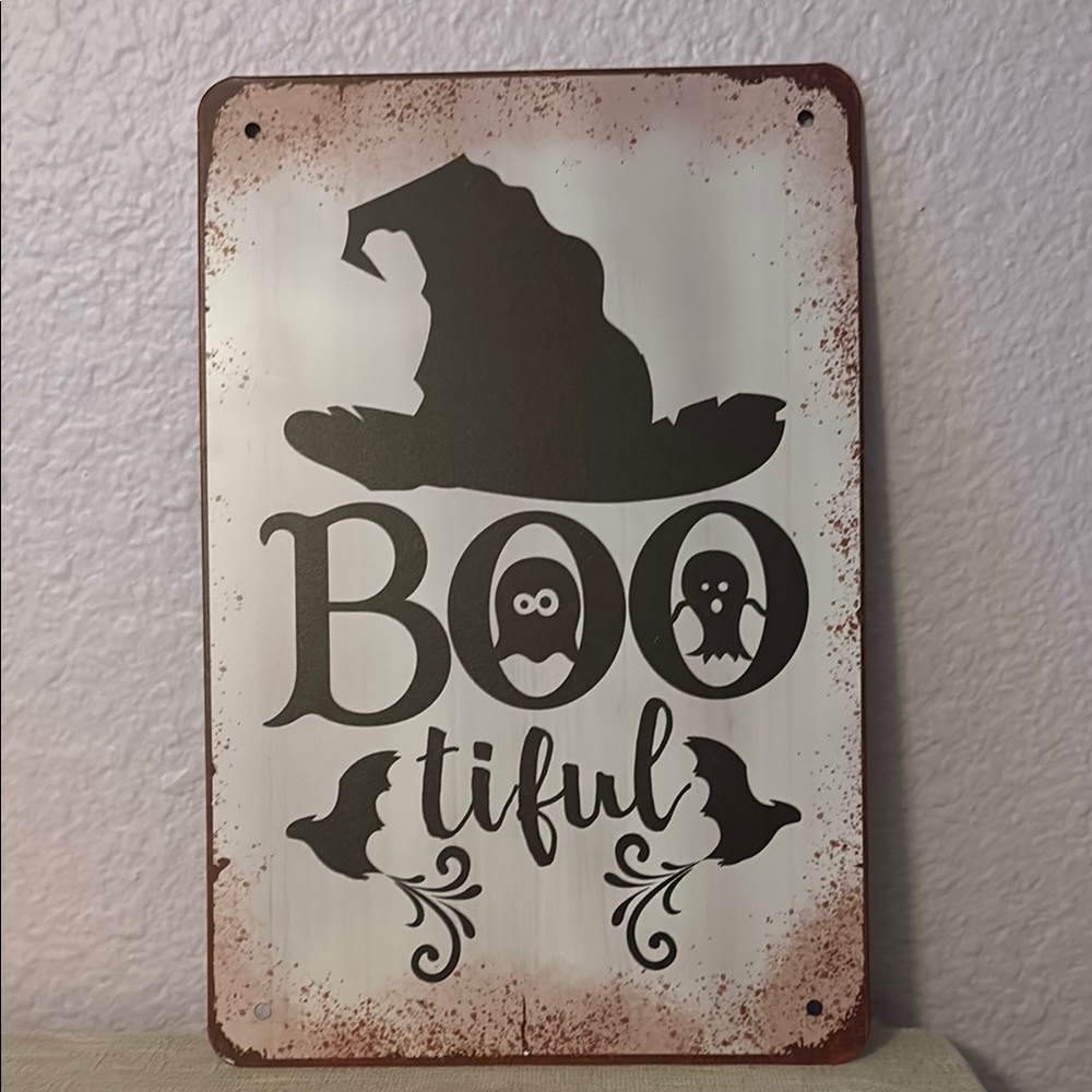 Halloween Witch Vintage Style Wall Sign Home Decor